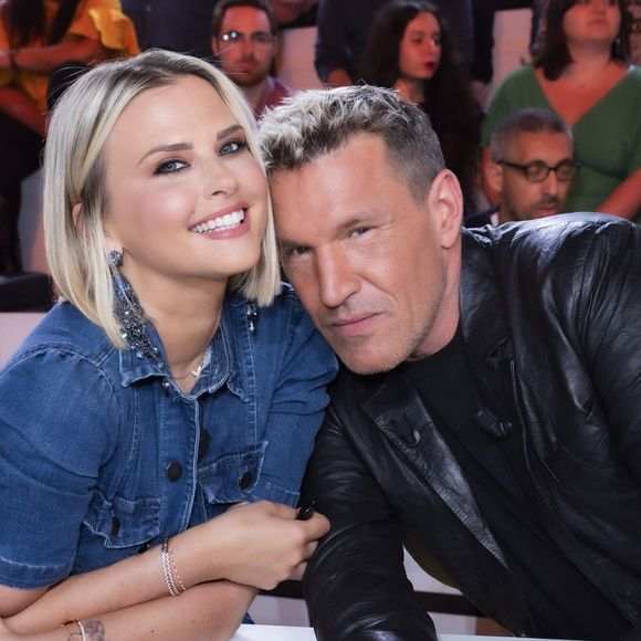 Exclusif - Kelly Vedovelli, Benjamin Castaldi - Sur le plateau de l'émission TPMP (Touche Pas à Mon Poste) présentée en direct par C.Hanouna et diffusée sur C8 à Paris le 6 juin 2022.  © Jack Tribeca / Bestimage