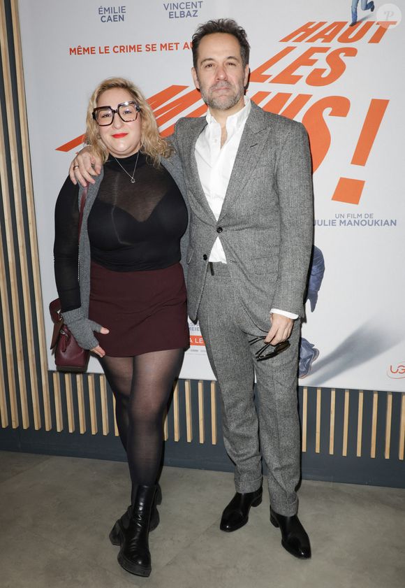 Marilou Berry et Stéphane Debac -Avant-première du film "Haut les mains" à l'UGC Danton à Paris le 11 février 2025. © Coadic Guirec/Bestimage