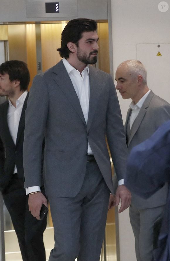 Procès de Bruno Pelat, ex-compagnon d'Iris Mittenaere, jugé en comparution immédiate pour violences conjugales devant le tribunal de Paris, le 6 novembre 2024
© Christophe Clovis / Bestimage