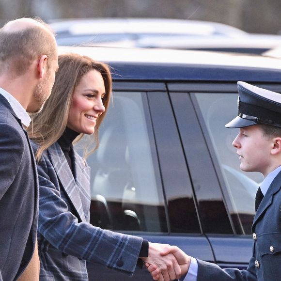 Le prince William, prince de Galles, et Catherine (Kate) Middleton, princesse de Galles, arrivent pour visiter l'Académie nationale de curling à Stirling, Royaume Uni, le 20 janvier 2026. Cover Images via ZUMA Press / Bestimage/Bestimage