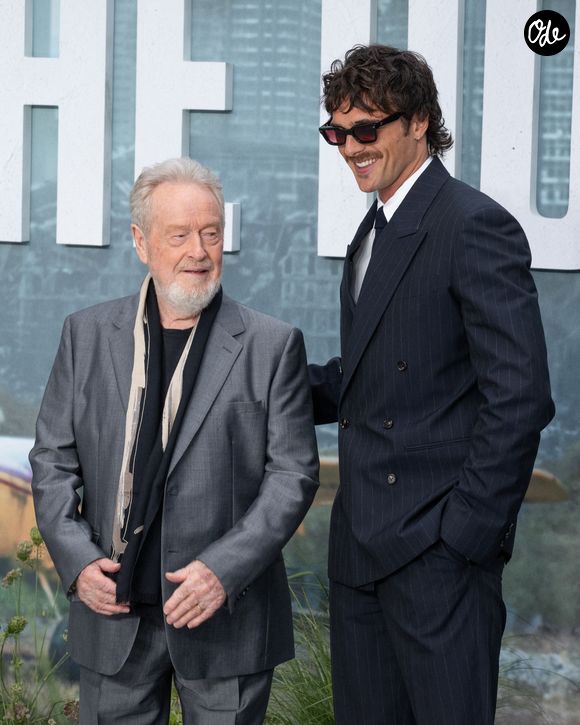 Ce projet post-apocalyptique réunit la star Jacob Elordi et l'actrice Margaret Qualley devant la caméra du célèbre réalisateur.

Ridley Scott et Jacob Elordi à l'avant-première de 'The Dog Stars' à Londres, le 20 août 2026.

© Bestimage