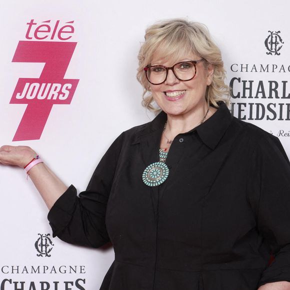 Exclusif - Laurence Boccolini - Soirée "Télé 7 Jours Summer Party" au restaurant "Monsieur Bleu" à Paris le 14 juin 2022. © Christophe Aubert via Bestimage