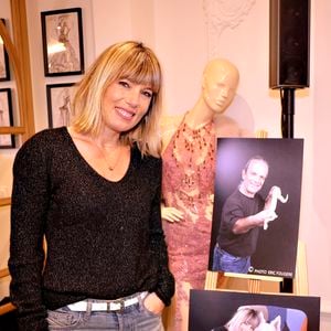 Mélanie Page lors de l'inauguration faite par Valérie Kaprisky de " Une Expo pour sauver les Animaux " © Cédric Perrin/Bestimage