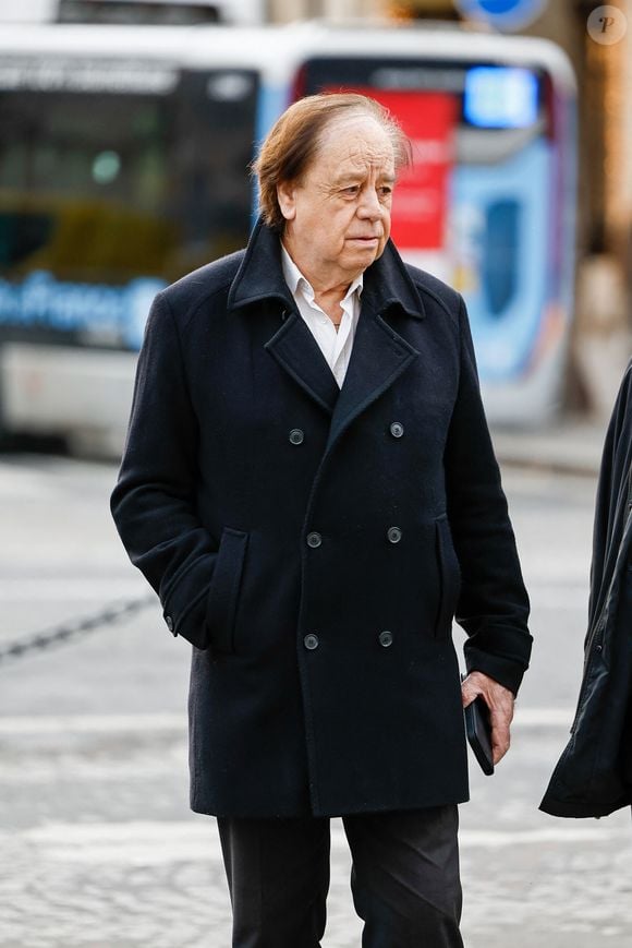 Daniel Lauclair - Arrivées à la cérémonie religieuse en hommage à Rolland Courbis dans l'église de la Madeleine à Paris, France, le 14 janvier 2026. © Jacovides-Moreau/Bestimage