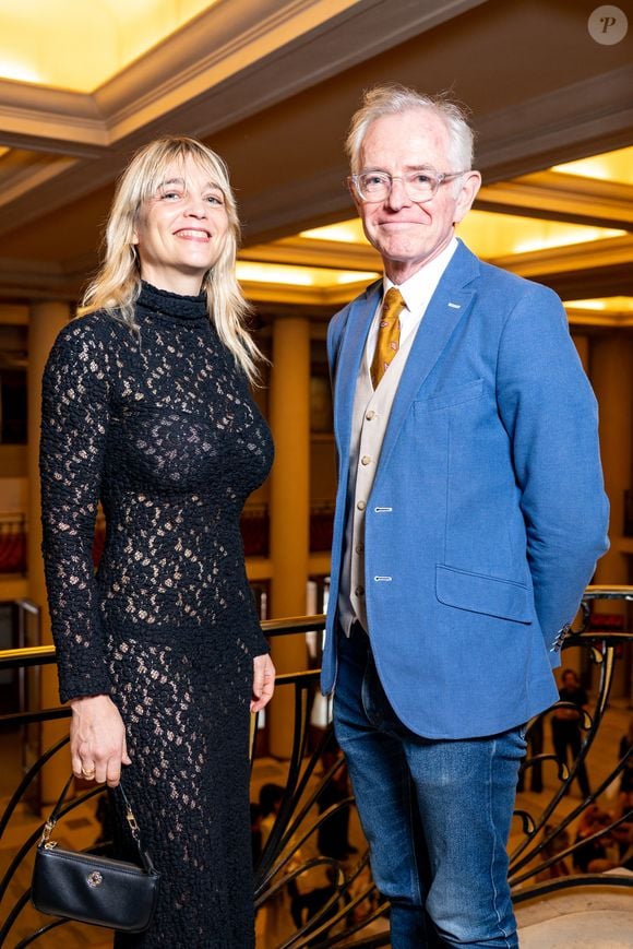 Mac Lesggy et Carole au défilé Stéphane Rolland Collection Haute Couture Automne/Hiver 2025-2026 lors de la Fashion Week de Paris (PFW) au théâtre des Champs-Élysées, à Paris, France, le 8 juillet 2025. © Pierre Perusseau/Bestimage