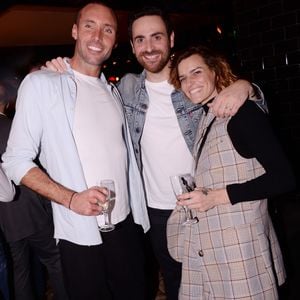 Exclusif - Camille Combal et Sami El Gueddari qui remporte la finale de la dixième saison de Danse avec les Stars (DALS) avec sa partenaire Fauve Hautot - After-party de la finale de l'émission "Danse avec les Stars" (DALS) au VIP ROOM à Paris le 23 Novembre 2019.
© Rachid Bellak / Bestimage