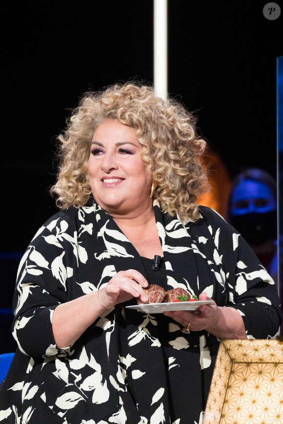 Marianne James - Enregistrement de l'émission "La Boîte à Secrets", présentée par F.Bollaert et qui sera diffusée le 22 janvier sur France 3. Le 18 janvier 2021
© Tiziano Da Silva / Bestimage