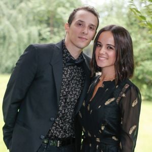 Exclusif - Alizée et son mari Grégoire Lyonnet au Mariage de Katrina Patchett et Valentin D’Hoore, en Belgique, le 1er septembre 2017. Philippe Doignon / Bestimage