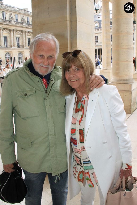 Exclusif - Jean-Jacques Debout et Chantal Goya - Rachida Dati, ministre de la Culture, remet les insignes de Commandeur des Arts et Lettres à Chantal Goya au ministère de la Culture à Paris le 2 juillet 2024. © Philippe Baldini / Bestimage