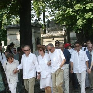 Archives - Obsèques Marie Trintignant au cimetière du Père Lachaise de Paris le 6 août 2003 - © Agence Bestimage