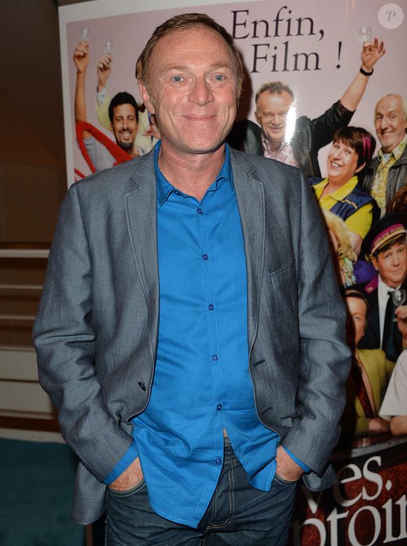 Christophe Hondelatte - Avant-première du film "Brèves de comptoir" au Théâtre du Rond-Point à Paris, le 8 septembre 2014. VEEREN / BESTIMAGE