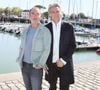 Une série culte dans laquelle il formait un duo avec Yvan Le Bolloc'h
Bruno Solo et Yvan Le Bolloc'h au photocall de la série "Camera café" lors de la 24ème édition du Festival de la Fiction TV de La Rochelle, France, le 17 septembre 2022. © Patrick bernard/Bestimage