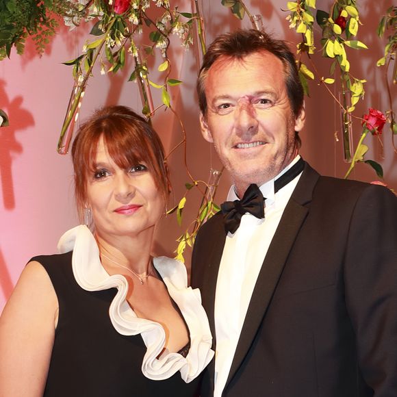 Jean-Luc Reichmann et sa femme Nathalie - Gala du 75ème Grand Prix de Monaco le 28 mai 2017. © Claudia Albuquerque/Bestimage