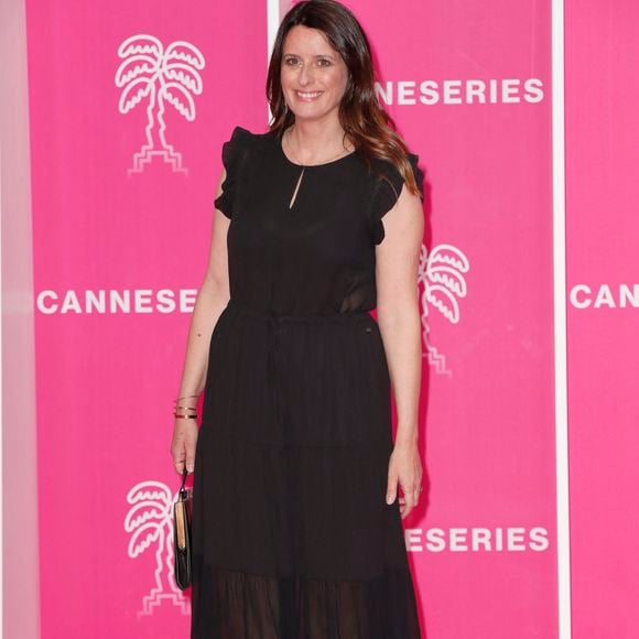 Anne Décis de PLUS BELLE LA VIE
CANNESERIES SAISON 5 au Palais des Festivals et des Congrès de Cannes, samedi 2 avril 2022. © Christophe Aubert via Bestimage