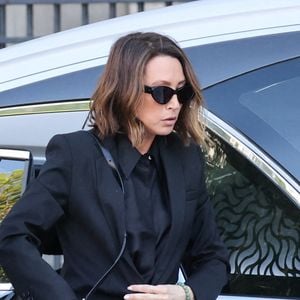 Laura Smet - Obsèques de Nathalie Baye en l'église Saint-Sulpice à Paris le 24 avril 2026. © Dominique Jacovides - Coadic Guirec / Bestimage