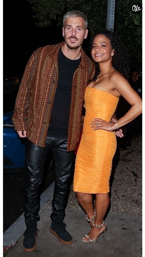 Exclusif - Christina Milian et son mari M. Pokora (Matt Pokora) à la sortie du restaurant Catch Steak House à West Hollywood, Los Angeles, Californie, Etats-Unis, le 6 janvier 2023. Photo par Backgrid USA / Bestimage