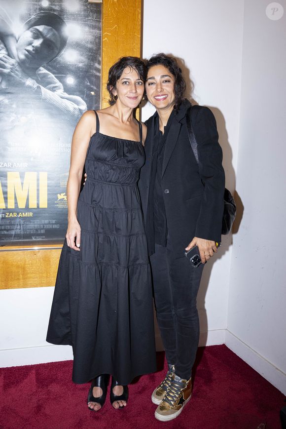 Exclusif - Zar Amir Ebrahimi et Golshifteh Farahani - Avant-première du film "Tatami" au cinéma l’Arlequin à Paris le 3 septembre 2024. © Pierre Perusseau/Bestimage