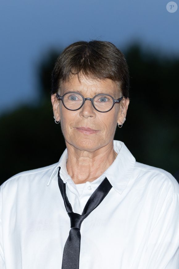 S.A.S. la princesse Stéphanie de Monaco assiste au gala Fight AIDS Monaco, à la Salle des Étoiles du Sporting Monte-Carlo, à Monaco, le 5 juillet 2025. © Olivier Huitel/Pool Monaco/Bestimage