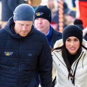 Vancouver, CANADA  - Prince Harry et Meghan Markle au Whistler Welcome Celebration pendant les Invictus Games Vancouver Whistler 2025.
Backgrid USA