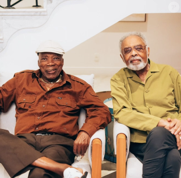 Milton Nascimento pris en photo par son fils Augusto Kesrouani Nascimento - Captures d'écran via Instagram @miltonbitucanascimento et @augustoknascimento