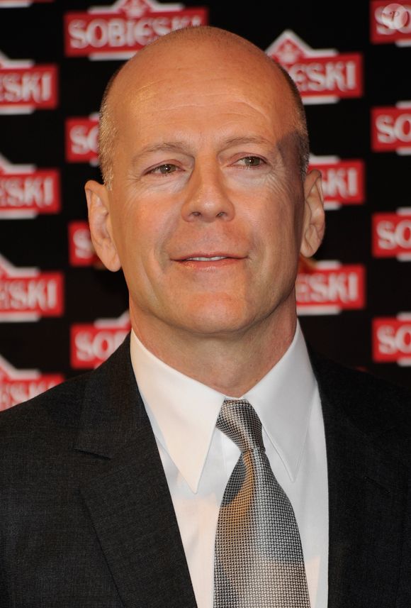 Bruce Willis au photocall et à la conférence de presse de la Vodka Sobieski à l'hôtel Ritz de Madrid. © AGENCE / BESTIMAGE
