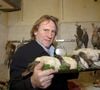 L’hôtel particulier parisien de Gérard Depardieu, situé rue du Cherche-Midi dans le quartier de Saint-Germain-des-Prés, a finalement été vendu après plus de dix ans sur le marché. 

Archives - En France, à Paris, Gérard DEPARDIEU lors du tournage de l'émission "Carte postale gourmande", dans la boucherie "AU POULET DE BRESSE" dans le 16ème arrondissement. © Bruno Schneider via Bestimage
