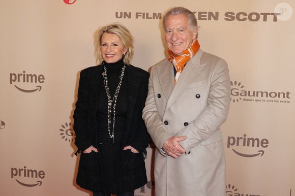 Sophie Davant et William Leymergie assistent à l'avant-première de " Ma Mere, Dieu et Sylvie Vartan " au Pathe Palace à Paris le 17 mars 2025, France. Photo par Jerome Domine/ABACAPRESS.COM