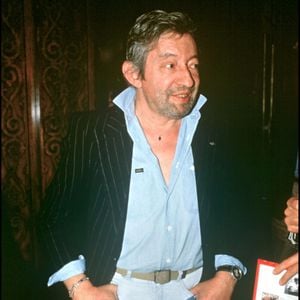 Serge Gainsbourg lors d'une soirée aux bains douches à Paris. © BALDINI / BESTIMAGE