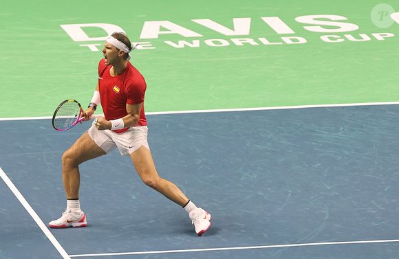 Rafael Nadal lors de la Davis Cup à Malaga le 19 novembre 2024. © Lorenzo Carnero/ZUMA Press Wire