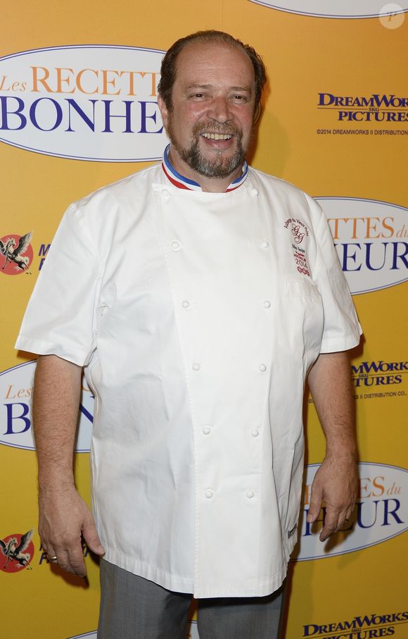 Gilles Goujon - Avant-première du film "Les Recettes du bonheur" organisée par Le Guide Michelin et Metropolitan FilmExport au cinéma Gaumont Marignan à Paris, le 7 septembre 2014. © COADIC GUIREC / BESTIMAGE