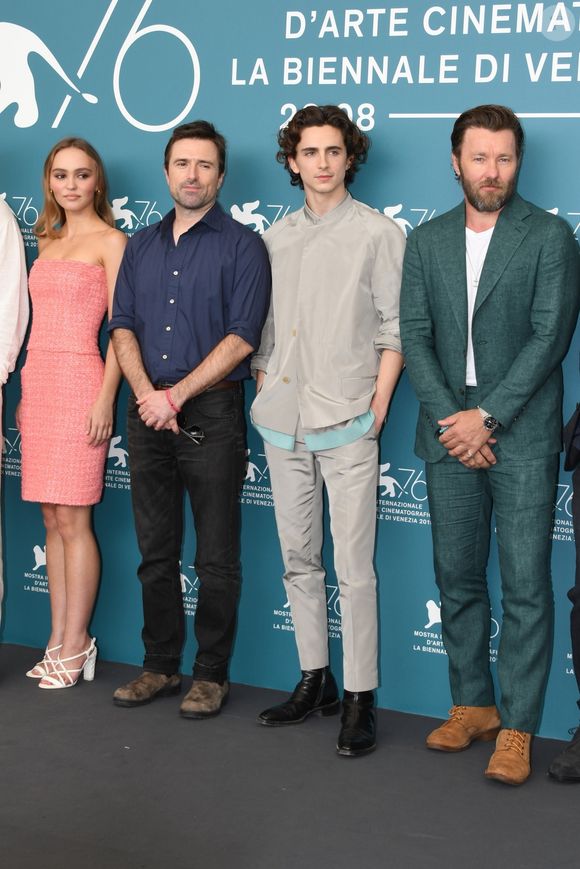 Lily-Rose Depp, David Michod, Timothee Chalamet - Photocall du film "The King" à la 76ème Mostra de Venise, Festival International du Film de Venise, le 2 septembre 2019. Backgrid UK/ Bestimage