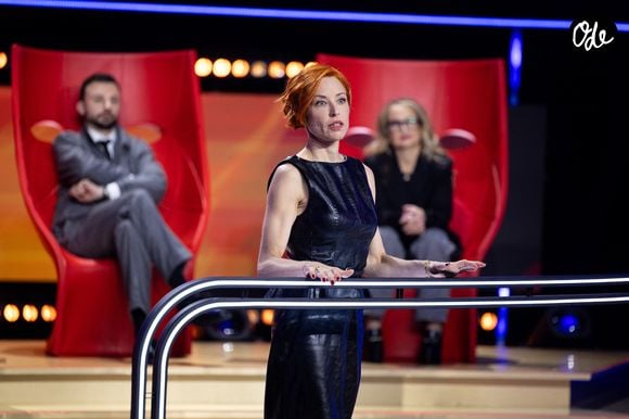 Exclusif - Natasha St-Pier lors de l'enregistrement de l'émission "Qui Ment?" présentée par B.Guillon et diffusée le 20 août 2026 sur France 2, à Saint-Denis, Seine Daint-Denis, France, le 24 novembre 2025. © Jeremy Melloul/Bestimage