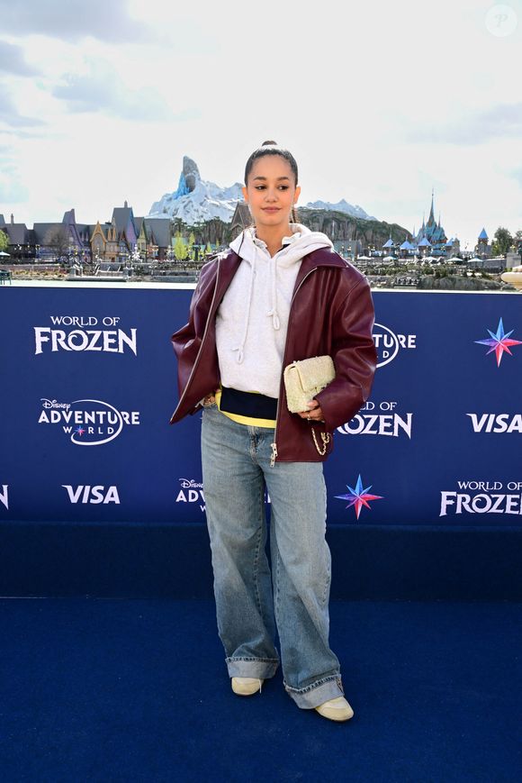 Lena Mahfouf (Lena Situations) - Inauguration du village de la Reine des Neiges sur le site de Disneyland Paris à Marne-la-Vallée le 28 mars 2026. © Disneyland Paris via Bestimage