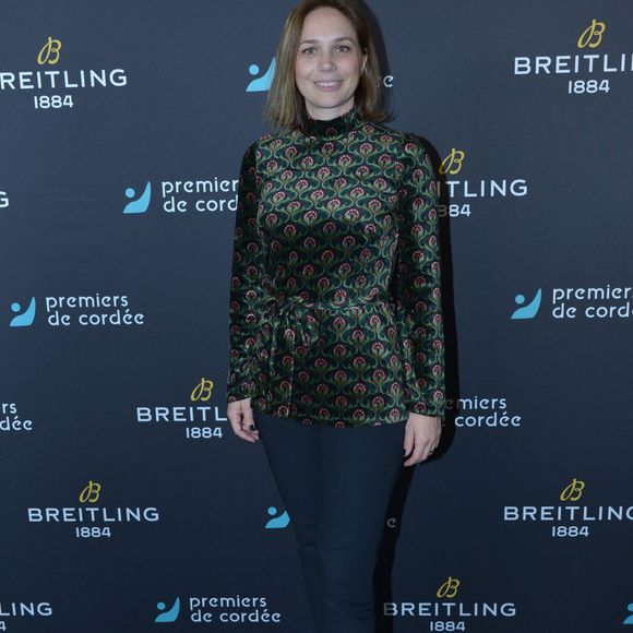 Nathalie Péchalat (nouvelle présidente de l'association "Premiers de Cordée") - Dîner de charité Breitling à la Samaritaine pour l’association "Premiers de Cordée" à Paris le 4 avril 2024. © Rachid Bellak/Bestimage