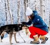 Mais aussi des moments de détente.

Nathalie Péchalat vit un rêve éveillé en Laponie.