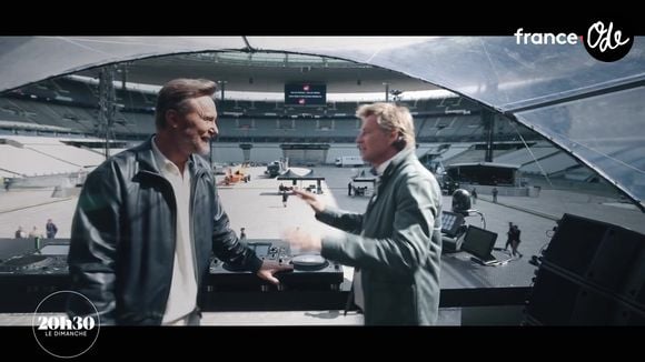 David Guetta dit avoir pris une décision importante. "Je sens qu'il faut réduire un peu, il faut faire moins de voyages" a-t-il confié à Laurent Delahousse

David Guetta interviewé par Laurent Delahousse avant ses trois concerts au Stade de France en juin 2026. Capture d'écran France 2/20h30 le Dimanche