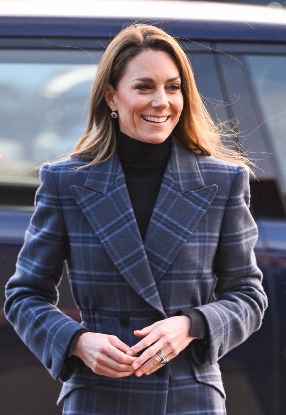 Le prince William, prince de Galles, et Catherine (Kate) Middleton, princesse de Galles, arrivent pour visiter l'Académie nationale de curling à Stirling, Royaume Uni, le 20 janvier 2026. Cover Images via ZUMA Press / Bestimage/Bestimage