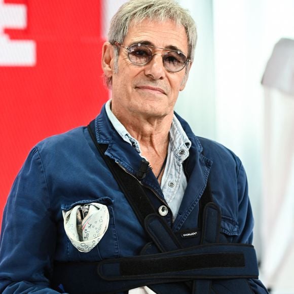 Exclusif - Gérard Lanvin - Enregistrement de l'émission Vivement dimanche, présentée par M.Drucker et diffusée le 13 octobre 2024 sur France 3.
© Guillaume Gaffiot / Bestimage