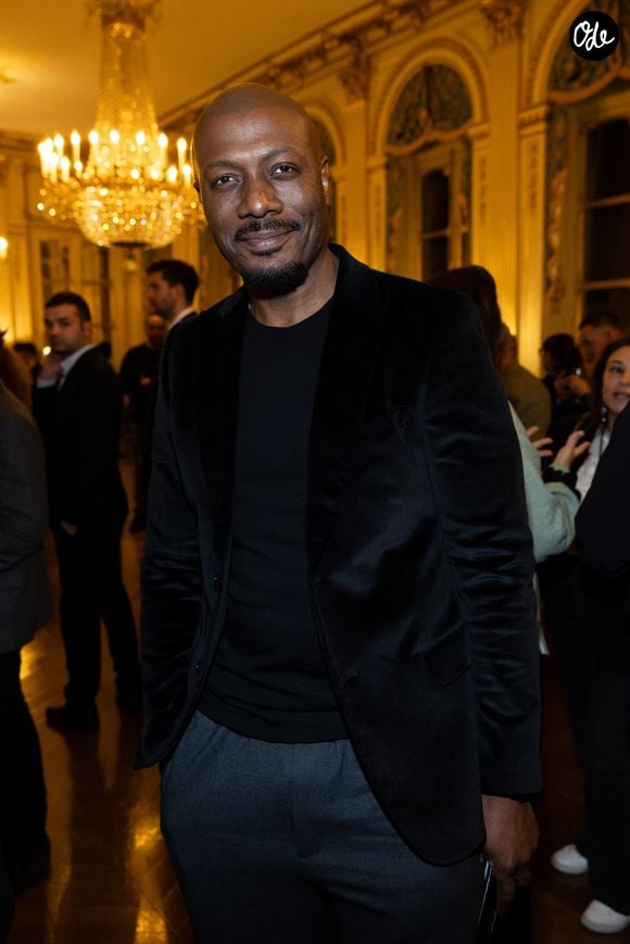 Harry Roselmack - Cérémonie de la remise de la médaille de chevalier de l'ordre des arts et des lettres à Alexandre Kirchhoff, PDG du label Capitol Music France par R.Dati au Ministère de la Culture à Paris le 9 janvier 2026.
© Cyril Moreau / Bestimage