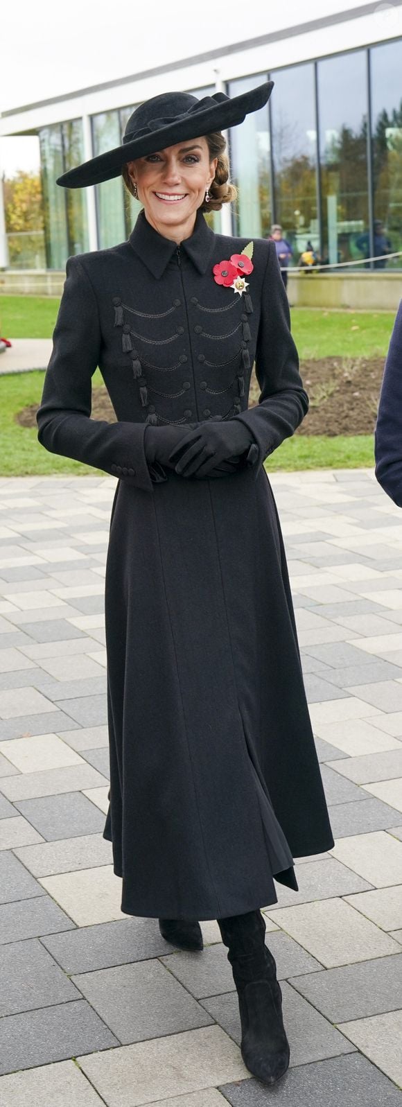 Kate Middleton lors de la cérémonie du souvenir organisée par la Royal British Legion au National Memorial Arboretum dans le Staffordshire.

Photo : Arthur Edwards / Pa Photos / Bestimage