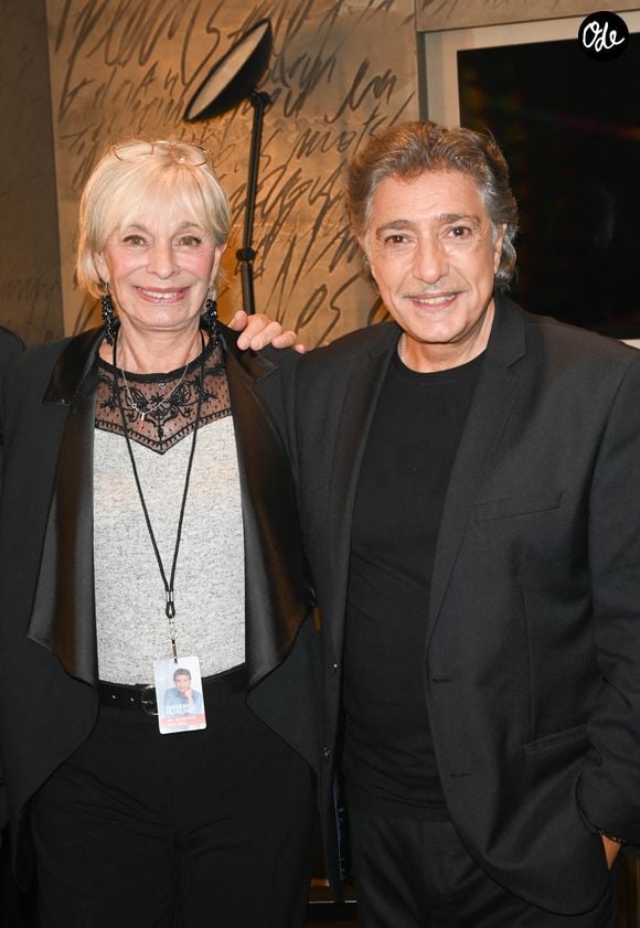 Exclusif - Frédéric François et son épouse Monique Vercauteren - Les stars en coulisses du concert événement à l'Olympia à Paris le 30 octobre 2021, avant de se lancer dans une tournée début 2022. © Coadic Guirec/Bestimage