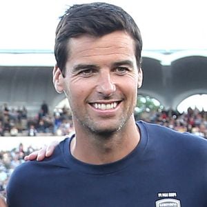 Christophe Dugarry, Bixente Lizarazu, Yoann Gourcuff, Zinedine Zidane - A l’occasion des 100 ans du parc Lescure, Bordeaux accueille au stade Chaban-Delmas un match de gala opposant les gloires des Girondins de Bordeaux au Variétés Club de France le mardi 14 mai 2024. © Patrick Bernard/ Bestimage