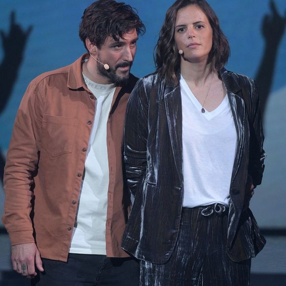 Exclusif - Jérémy Frérot, Laure Manaudou - Surprises - Enregistrement de l'émission "La Chanson secrète 11" à Paris, diffusée le 24 juin sur TF1.
© Cyril Moreau / Bestimage