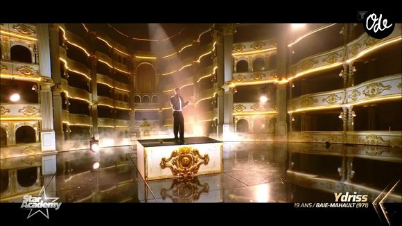 Sofia Morgavi a salué sa puissance vocale après sa prestation.

Ydriss fait partie de la nouvelle promotion de la "Star Academy". Capture d'écran TF1