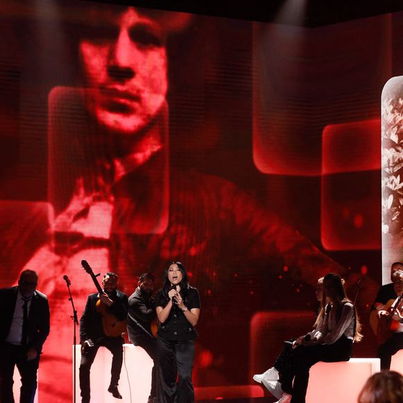 Anggun lors de l'enregistrement de l'émission "La boîte à secrets 16", présentée par Faustine Bollaert et diffusée le 10 mars sur France 3

© Christophe Clovis / Bestimage