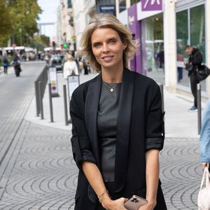 Sylvie Tellier - Célébrités à la sortie des studios RTL à Neuilly-sur-Seine le 17 septembre 2025. Agence / Bestimage