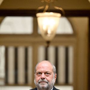 Le ministre français de la Justice sortant, Eric Dupond Moretti, lors de la cérémonie de passation des pouvoirs au ministère de la Justice à Paris, France, le 23 septembre 2024. Photo by Tomas Stevens/ABACAPRESS.COM