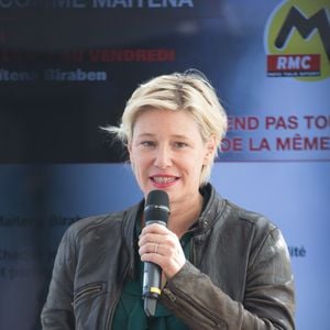 Maïtena Biraben - Conférence de presse de la rentrée de la station de radio RMC à la maison de l'Alsace sur les Champs-Elysées à Paris le 31 aout 2017. Photo par Agence / Bestimage