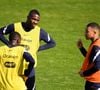 Une star des Bleus face à de graves accusations
Marcus Thuram et Kylian Mbappé lors de l'entrainement de l'équipe de France au centre National du Football de Clairefontaine-en-Yvelines, France. © Anthony Bibard/FEP/Panoramic/Bestimage