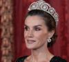 Un dîner de gala a été organisé au palais royal à Madrid.

Le roi Felipe VI et la reine Letizia d'Espagne, accueillent Frank-Walter Steinmeier (Président fédéral de l'Allemagne) et sa femme Elke Budenbender pour un dîner de gala en leur honneur au palais royal à Madrid. Photo par LALO YASKY / BESTIMAGE